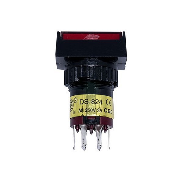 Interruptor de Travamento do Aquecimento para Datador CDPM 380 AC (My380) - Vermelho com Led