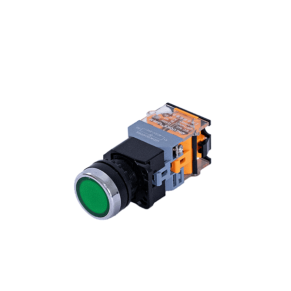 Botão Iluminado Verde 24V 10A AC-15 CDC-13 para Tanque CSDT 6050 (ST 6050)
