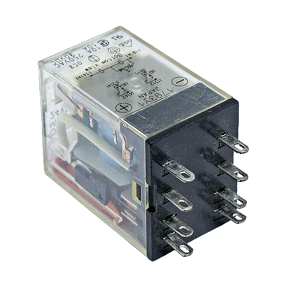 Rele Auxiliar 220V 10A - 8 Pinos