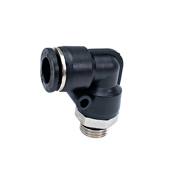 Conexão L Cotovelo 14 - Tubo 10mm Rosca 12,7mm Pneumática
