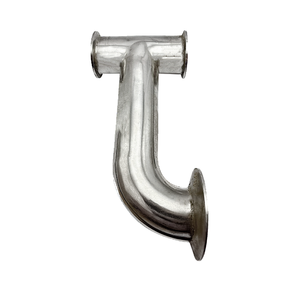 Conexão em T com Curva Tc 2 x 3 Inox do Bico de Envase para Envasadora de Líquidos