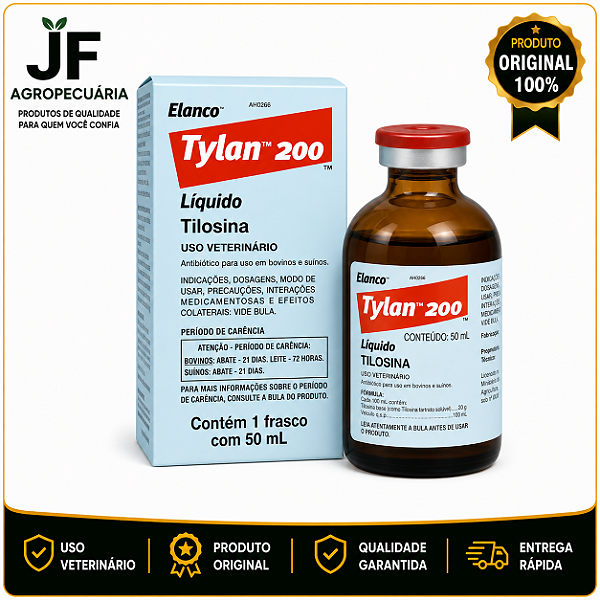 TYLAN 200 INJ. 50 ML.*