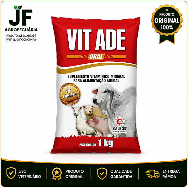 A.D.E. VIT ORAL CALBOS BD. 1 KG.