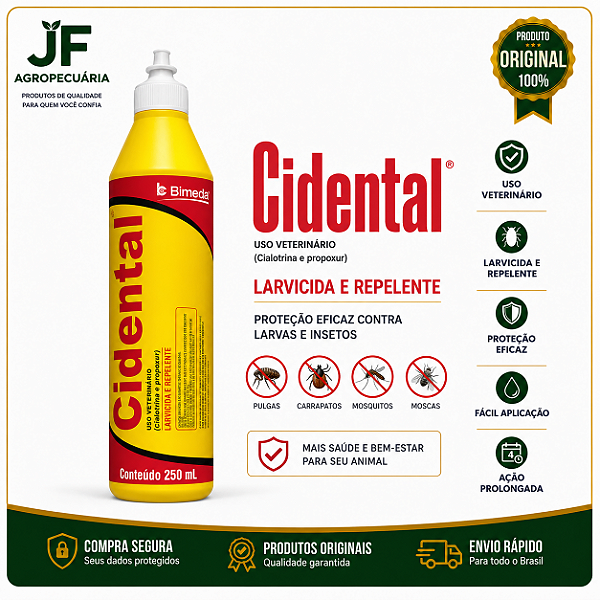 CIDENTAL LIQUIDO 250 ML.