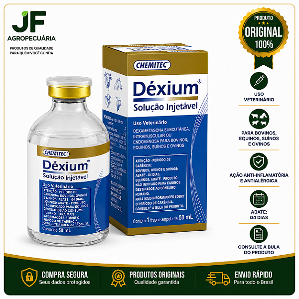 DEXIUM SOLUCAO INJ. 50 ML.