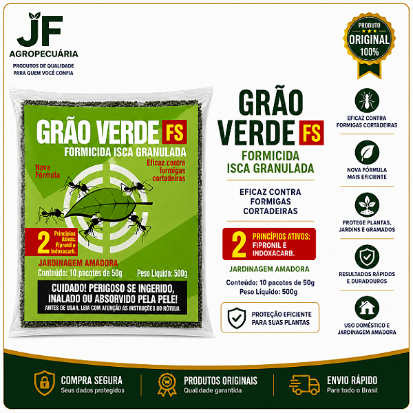 FORMIC. GRAN. GRAO VERDE FS 500 G.