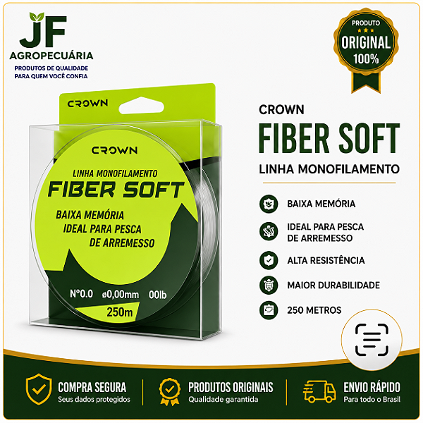 LINHA FIBER SOFT YELLOW 0,40MM 250MT