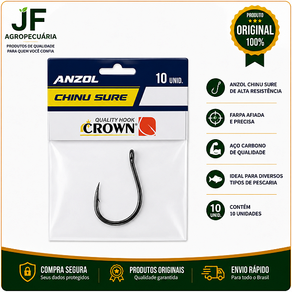 ANZOL CHINU BLACK 05 C/10