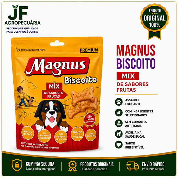 MAGNUS BISCOITO MIX 500G