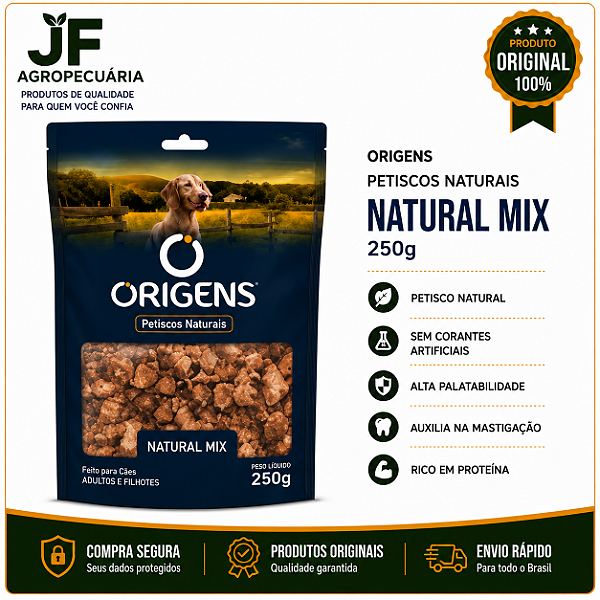 ORIGENS PN NATURAL MIX 250G