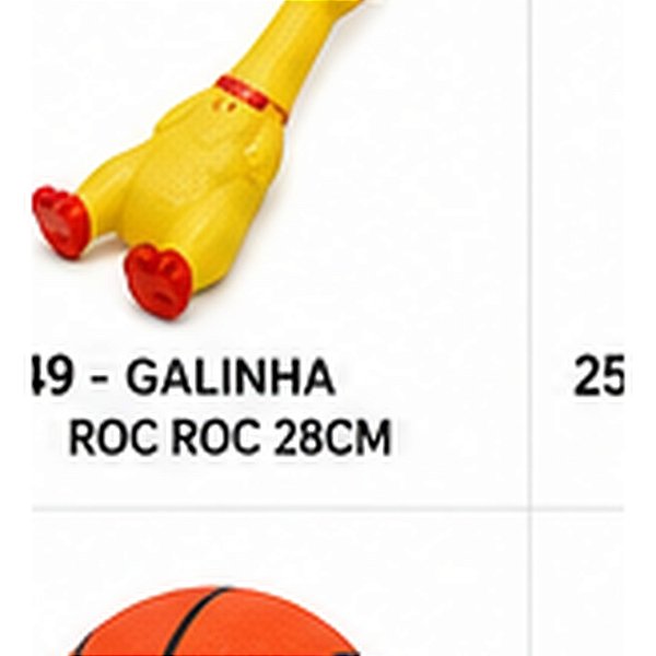 VINIL GALINHA ROC ROC 28CM