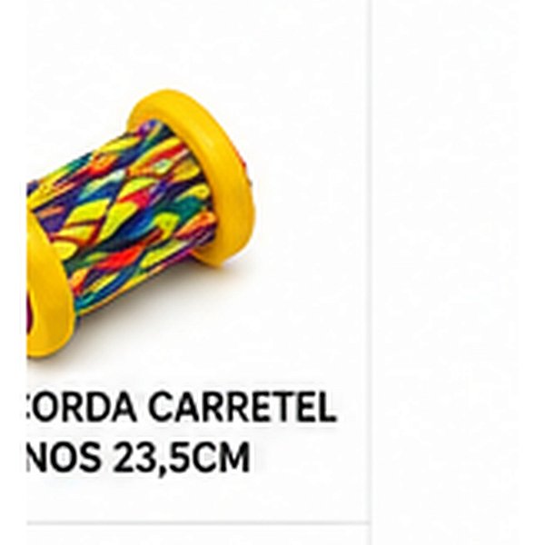 BRINQ. CORDA COLOR CARRETEL PINOS 23,5CM