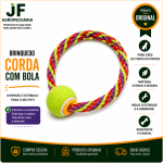 BRINQ. CORDA ARGOLA COM BOLA 38CM