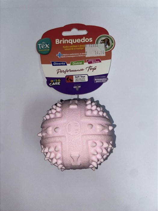 BRINQ BOLA COLOR C/CRAVO BORRACHA ESPEC
