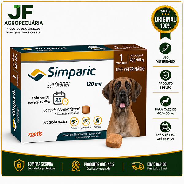 SIMPARIC 1 COMP / 120MG