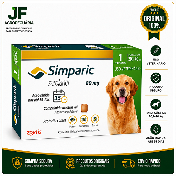 SIMPARIC 1 COMP / 80MG