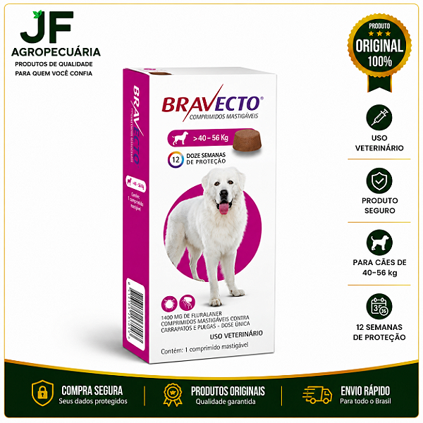 BRAVECTO 1400MG (40-56KG)