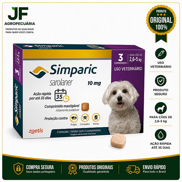 SIMPARIC 3 COMP / 10MG