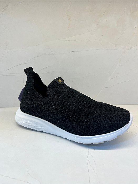 Tênis Knit Softli Preto