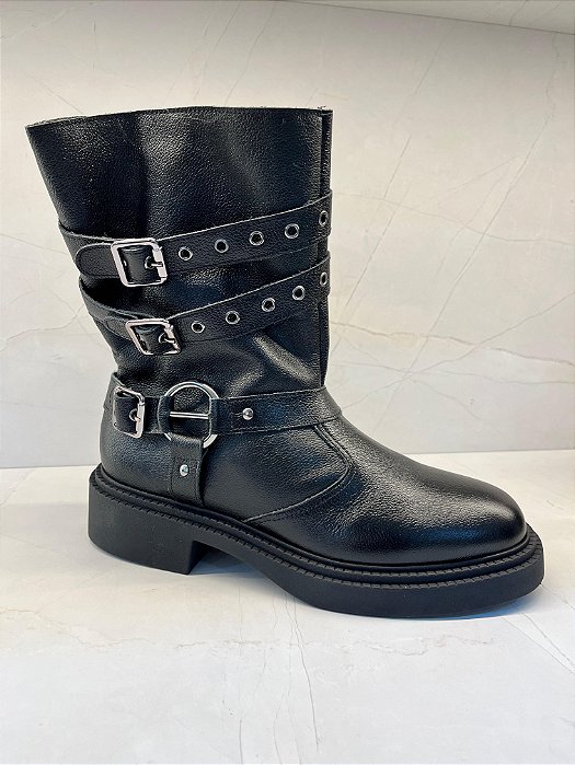 Bota Feminina Di Valentini Birken em Couro Legítimo