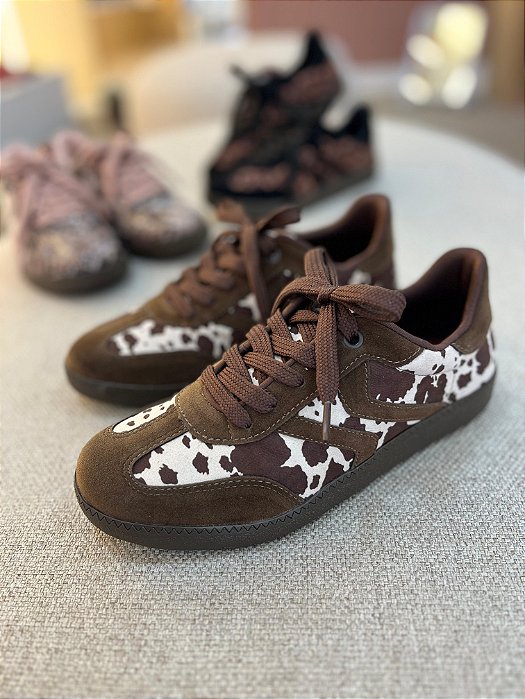 Tênis Feminino Cow Print Quiz