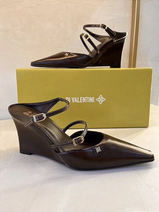 Scarpin Feminino Di Valentini Madri Rocha com Salto Anabela