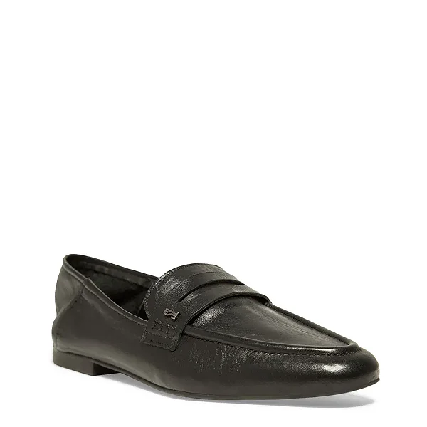Loafer Santa Lolla Clássico Preto em Couro