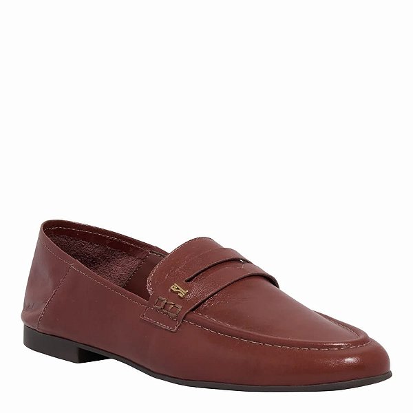 Loafer Santa Lolla Clássico Terracota em couro