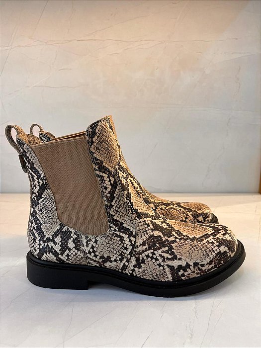 Coturno Paraonda em Couro Nude Lightan