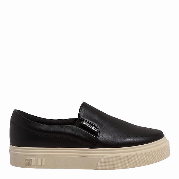 Tênis Santa Lolla Slip On Soft Preto