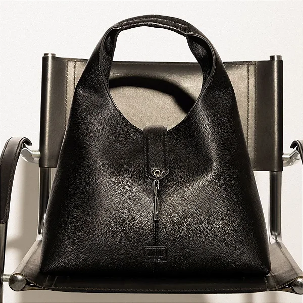 Bolsa Hobo Santa Lolla Marrom Safari e Darck Cocoa