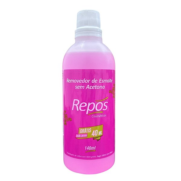 REMOVEDOR DE ESMALTE SEM ACETONA REPOS 140ML