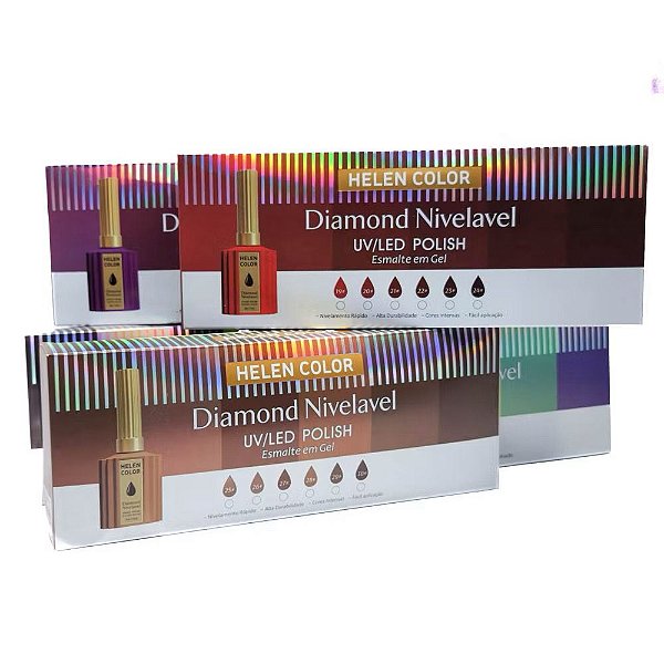 KIT ESMALTE EM GEL HELEN COLOR