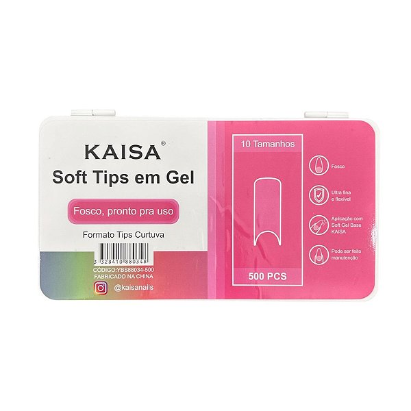 TIPS SOFT GEL QUADRADA KAISA