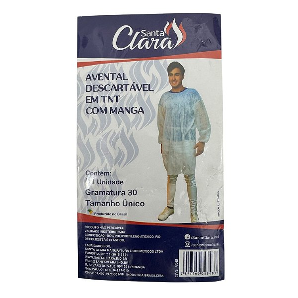 AVENTAL DESCARTAVEL SANTA CLARA