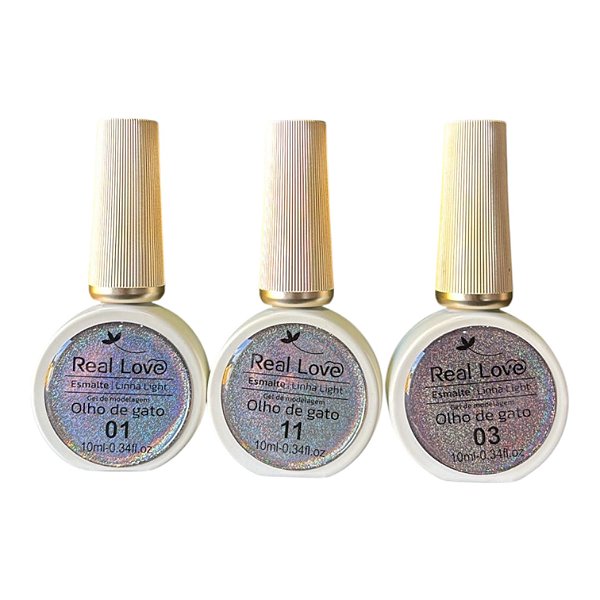 ESMALTE EM GEL OLHO DE GATO REAL LOVE
