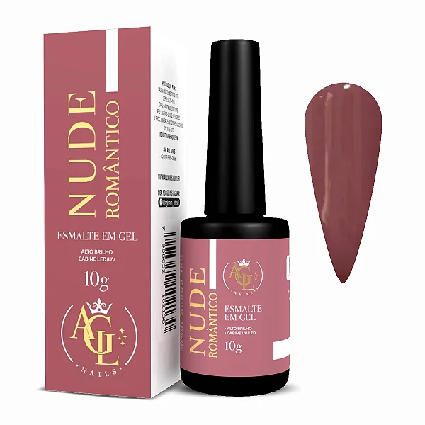 AGL ESMALTE EM GEL NUDE ROMANTICO 10G