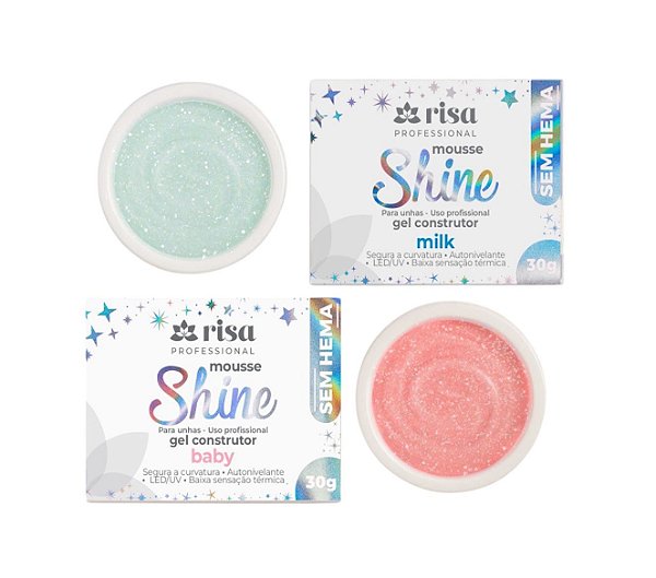 GEL MOUSSE SHINE RISA 30G