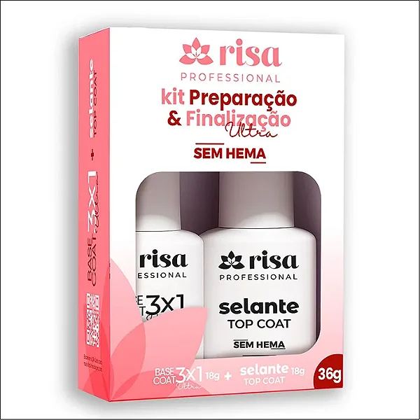 KIT PREPARAÇAO E FINALIZAÇÃO SEM HEMA RISA