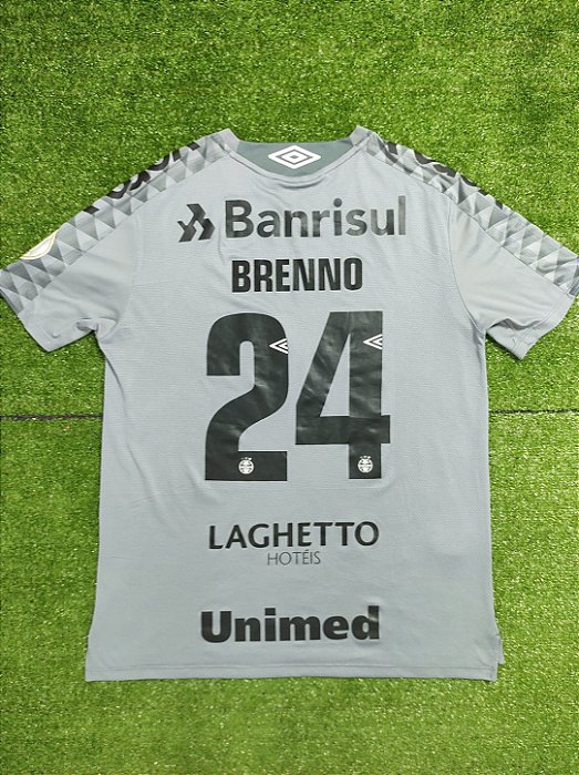Camisa Grêmio 2019 Goleiro Cinza - #24 Brenno - Tam G