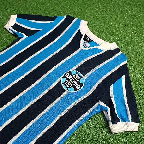 Camisa Grêmio 1977 Tricolor Retrô - #10 - Tam P