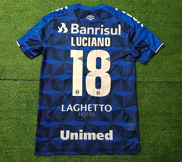Camisa Grêmio 2019 Azul - #18 Luciano - Tam P