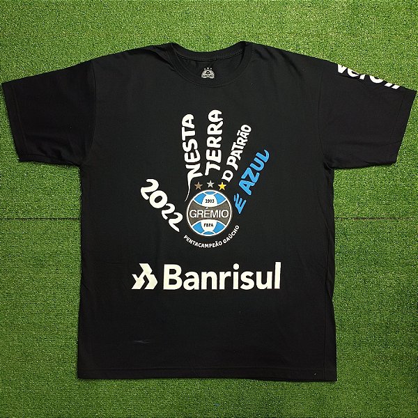 Camisa Grêmio 2022 Penta Gaúcho Preta - Tam G