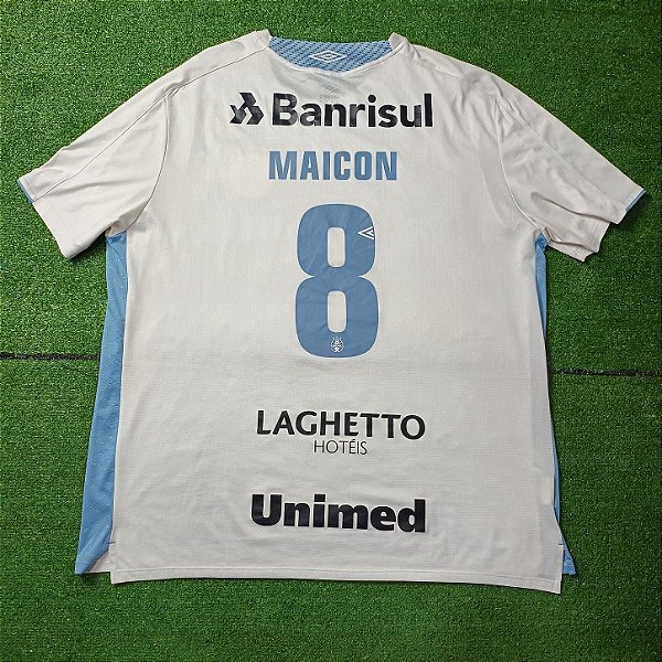 Camisa Grêmio 2019 Branca - #8 Maicon - Tam 3GG