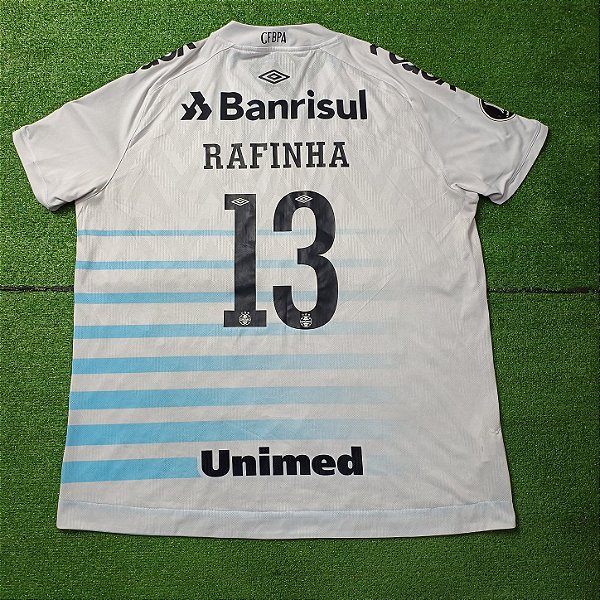 Camisa Grêmio 2021 Branca - #13 Rafinha - Tam 3GG