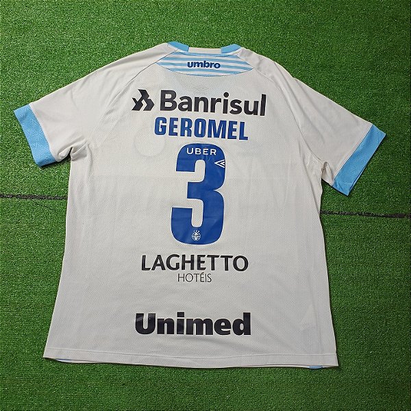 Camisa Grêmio 2018 Branca - #3 Geromel - Tam GG