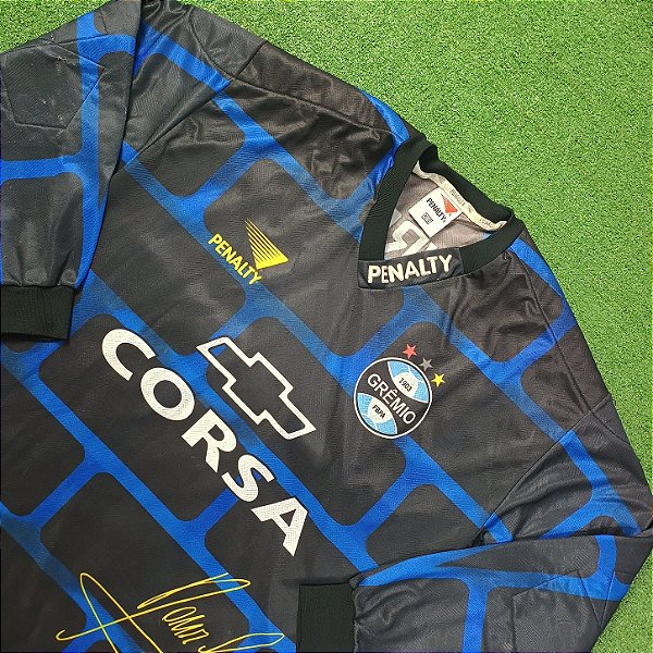 Camisa Grêmio 1998 Muralha Darnlei Preta - Tam G
