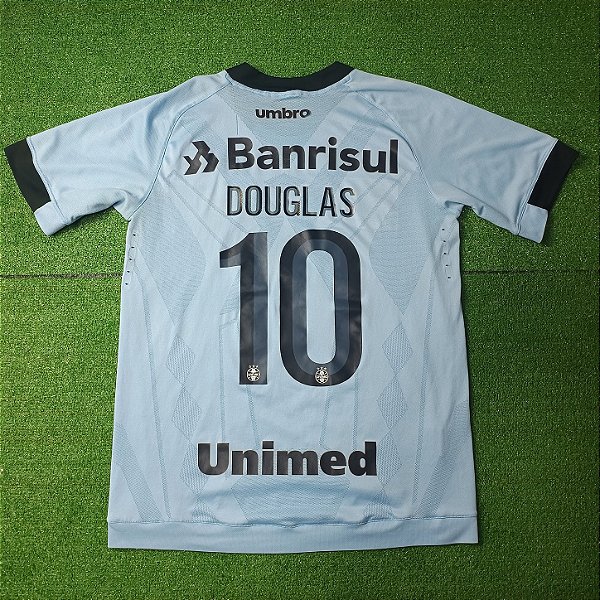 Camisa Grêmio 2017 Celeste - #10 Douglas - Tam M