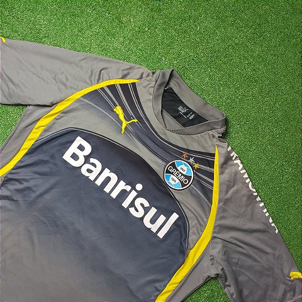 Camisa Grêmio 2010 Treino Cinza - Tam 3G