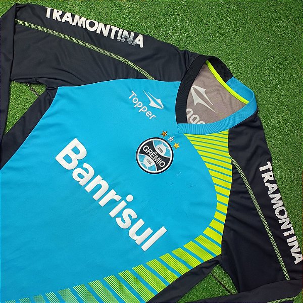 Camisa Grêmio 2013 Treino Azul ML - Tam GG